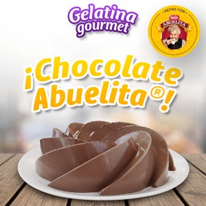 Gelatina de chocolate abuelita