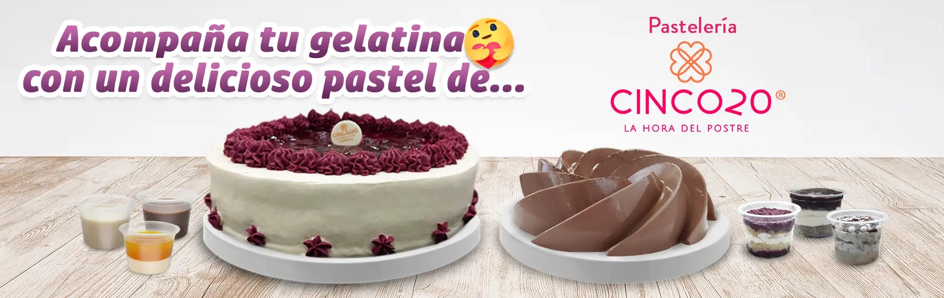 Pasteles y gelatinas